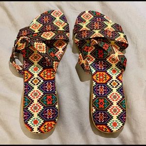 Slip-on sandals from Mexico